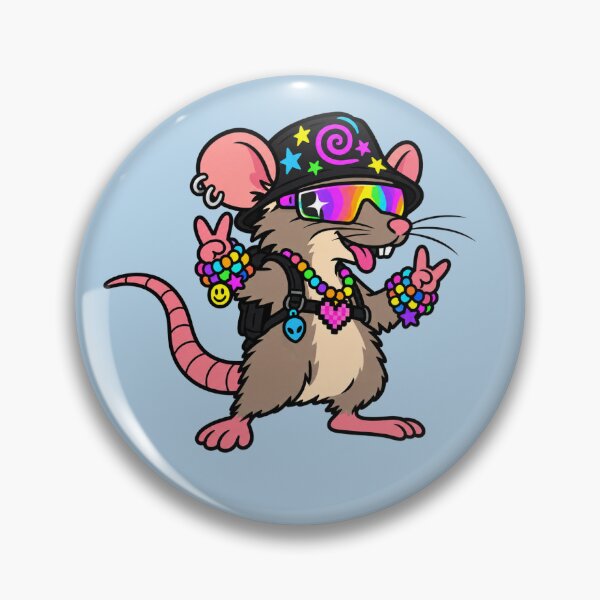 Item preview, Kandi Riddim Rave Rat – Bass Music Rave Rat designed and sold by PLURCreations.