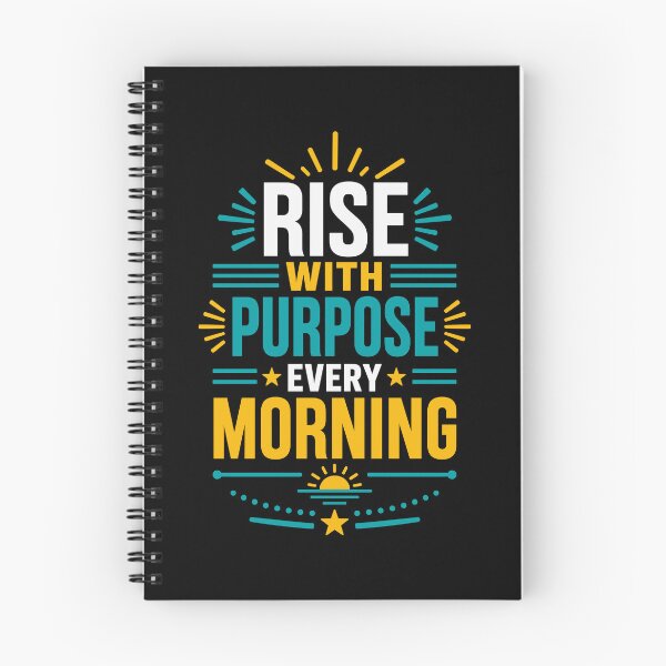 Item preview, Rise With Purpose Every Morning Motivational Daily Mindset designed and sold by rejowan-arts.