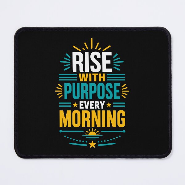 Item preview, Rise With Purpose Every Morning Motivational Daily Mindset designed and sold by rejowan-arts.