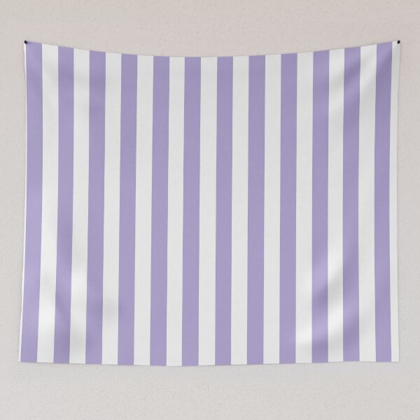 Item preview, Candy stripes in lavender and white designed and sold by RishabhArts1.