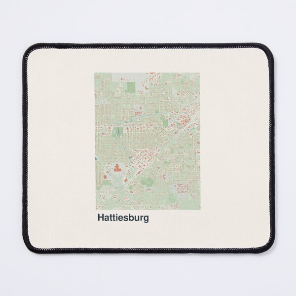 Item preview, Hattiesburg Minimalistic Map Art designed and sold by MapsNerd.