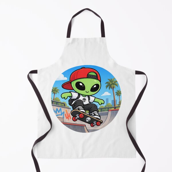 Item preview, Alien Skater | Skateboarding Space designed and sold by fedetrev.