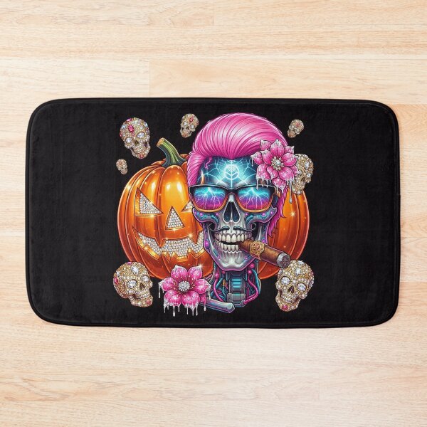Item preview, Halloween Pink Hair Skull Diamond Cigar designed and sold by Voodoo Store Paranormal Collections.