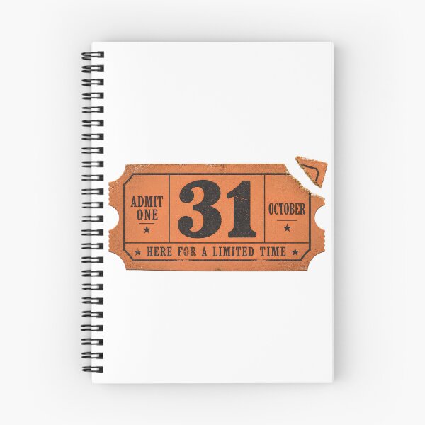 Item preview, October 31 Halloween Ticket – Vintage Admit One designed and sold by pinkaesthetik.