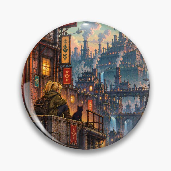 Item preview, The City Beneath the Smoke designed and sold by ManaBloom.