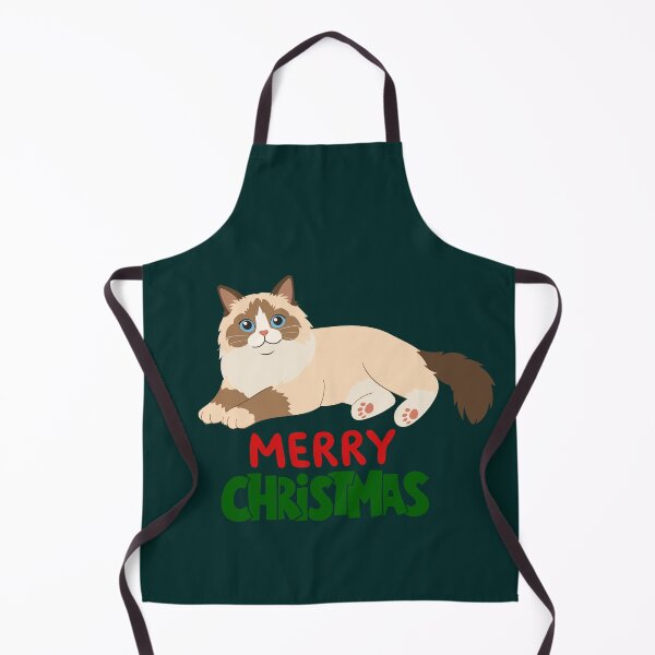 Item preview, Cute Ragdoll Cat Merry Christmas Holiday Art designed and sold by stormk10.