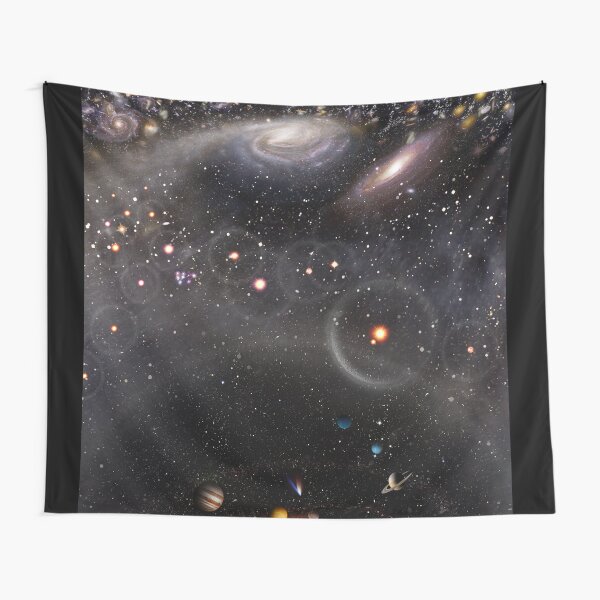 Item preview, Observable Universe Illustration on rectangle (vertical layout) designed and sold by Pablo Carlos Budassi.