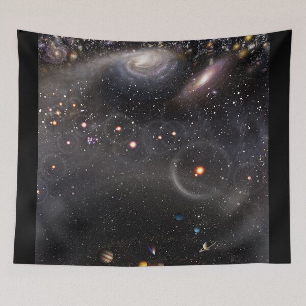 Item preview, Observable Universe Illustration on rectangle (vertical layout) designed and sold by Pablo Carlos Budassi.