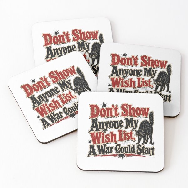 Item preview, Dont Show Anyone My Wish List Funny Cat Art designed and sold by SedaMythica.