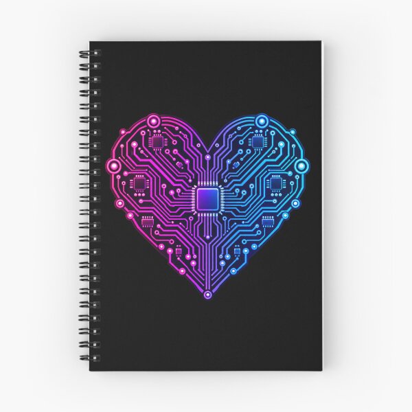 Item preview, Circuit Board Heart Cyber Tech Graphic designed and sold by Whirx.