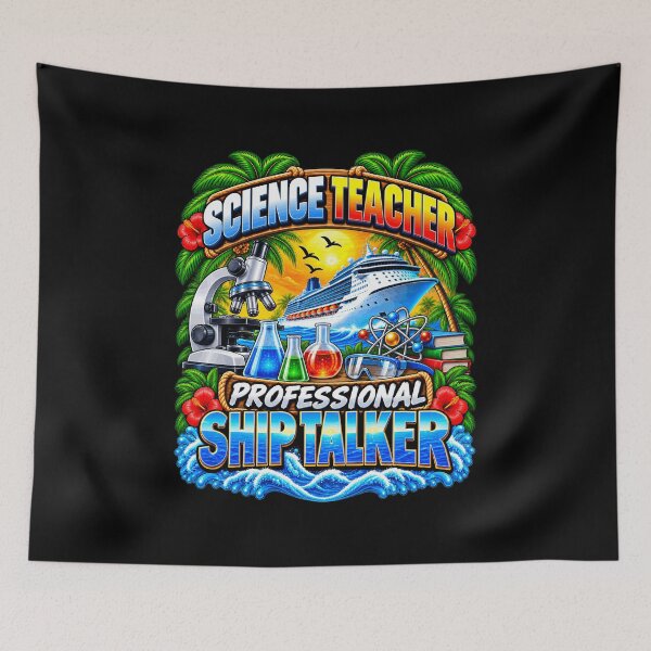 Item preview, Science Teacher Professional Ship Talker Cruise Vacation designed and sold by fungear.