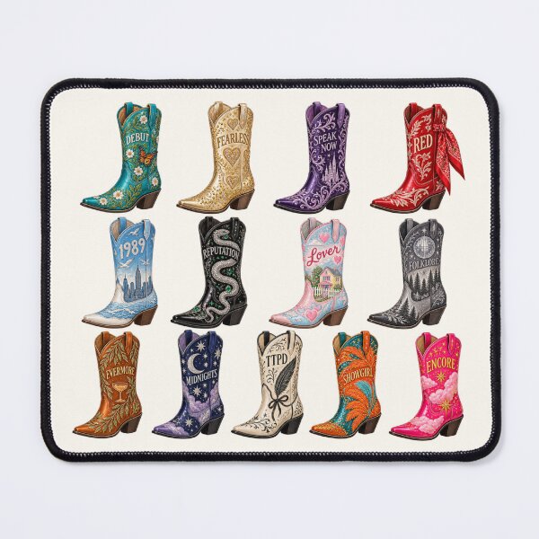 Item preview, Taylor Swift The Eras Cowboy Boots STICKER PACK BUNDLE designed and sold by taylorvinyls.