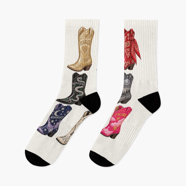 Item preview, Taylor Swift The Eras Cowboy Boots  STICKER PACK BUNDLE designed and sold by taylorvinyls.