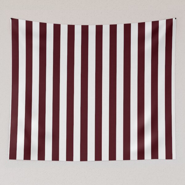 Item preview, Candy stripes in burgundy and white designed and sold by RishabhArts1.