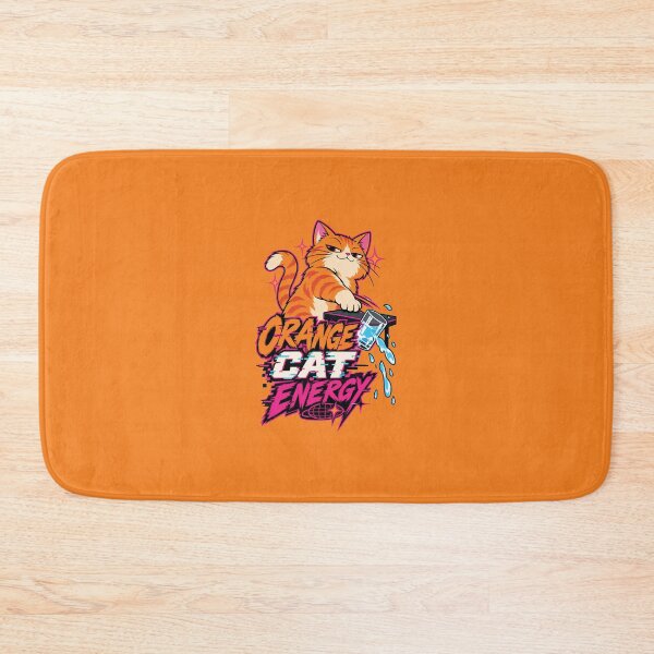 Item preview, Orange Cat Energy Glitch Art designed and sold by KAYJAY DESIGNS.