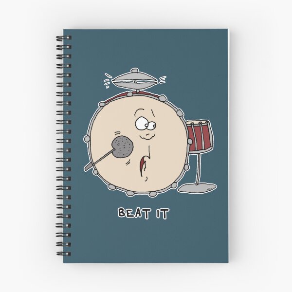 Item preview, Beat It Sticker | Funny Drum Visual Pun Drummer Gift designed and sold by MyxaART.