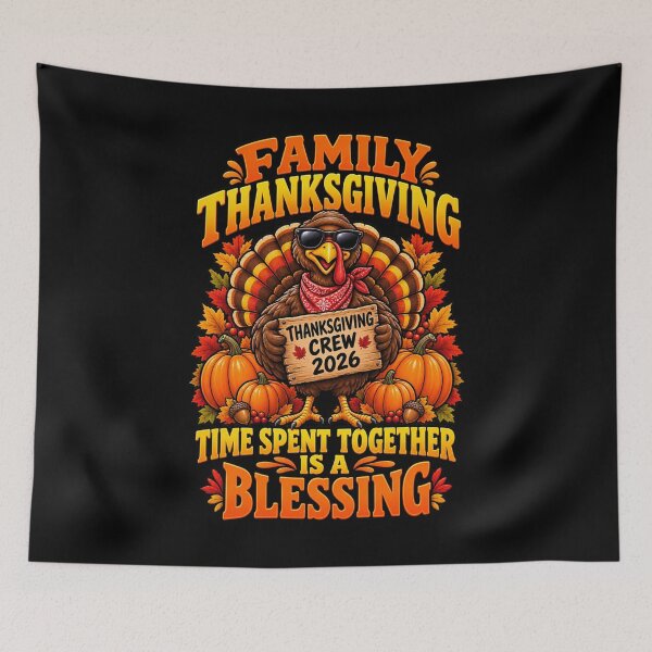 Item preview, Family Thanksgiving Crew 2026 Cool Turkey Matching Group Graphic designed and sold by Whirx.