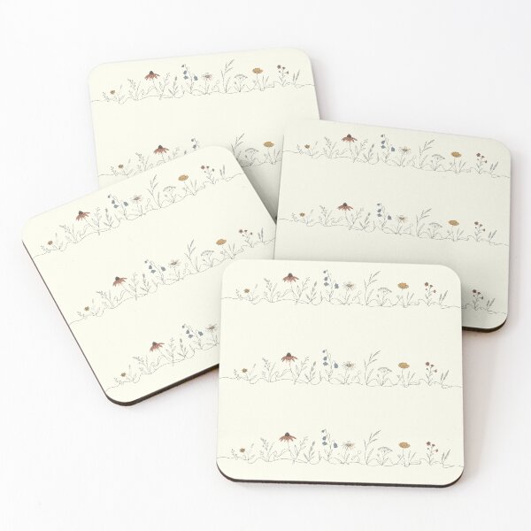 Item preview, Minimalist Wildflowers – Continuous Line Botanical Meadow designed and sold by SusanSweetArt.