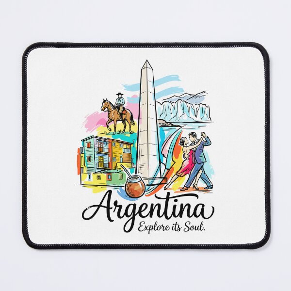 Item preview, Argentina Vintage Travel Art designed and sold by EdwinkOne.