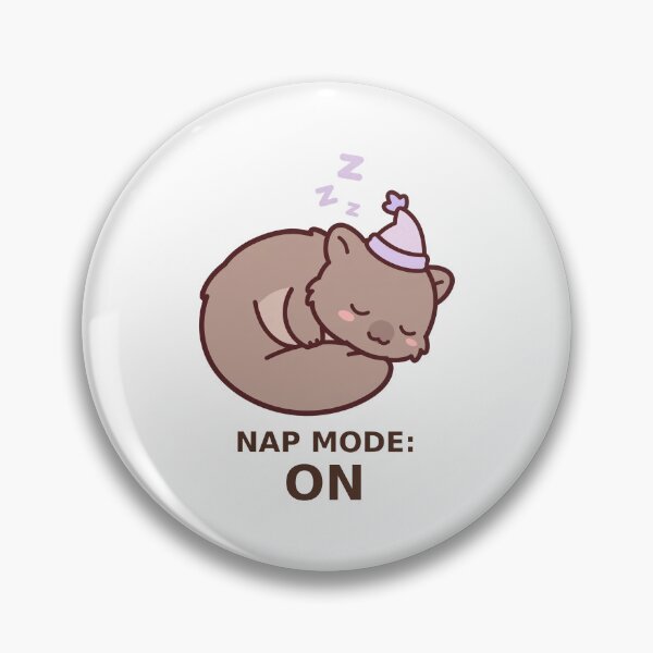 Item preview, Nap Mode On - Kawaii Wombat designed and sold by Visual Dept..