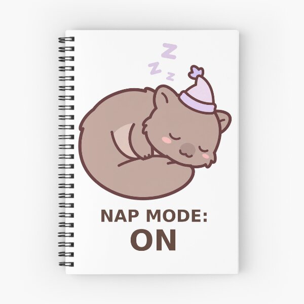 Item preview, Nap Mode On - Kawaii Wombat designed and sold by Visual Dept..