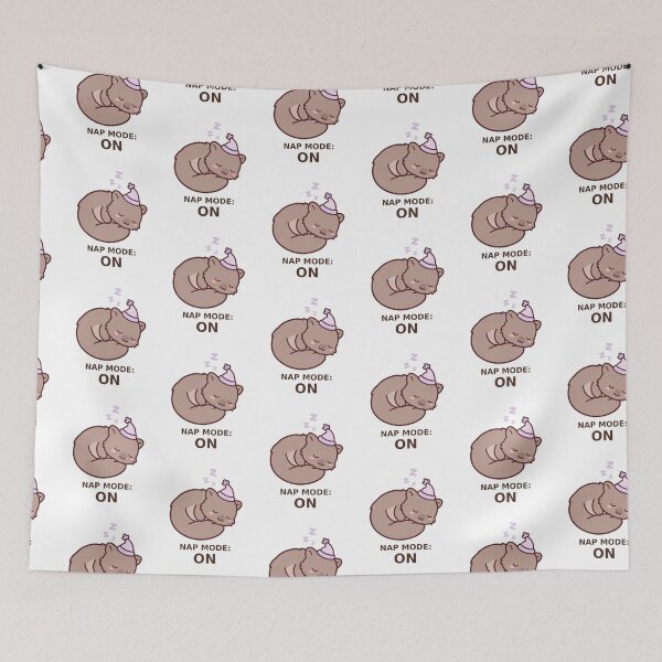 Item preview, Nap Mode On - Kawaii Wombat designed and sold by Visual Dept..