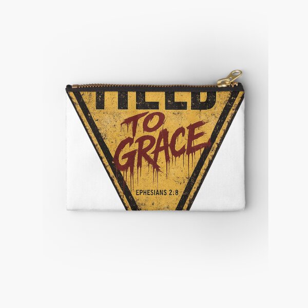 Item preview, Yield to grace – Ephesians 2:8 vintage Christian streetwear design designed and sold by Ever-and-Amen.
