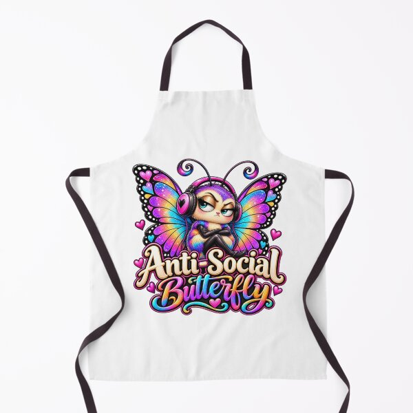 Item preview, Anti-Social Butterfly Funny Introvert designed and sold by J-CCreations.