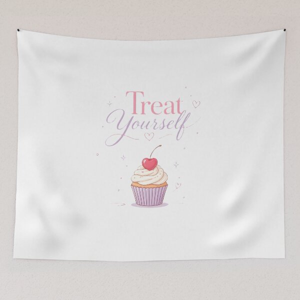 Item preview, Treat Yourself | Cute Cupcake Self Love Aesthetic designed and sold by dreamz-world.