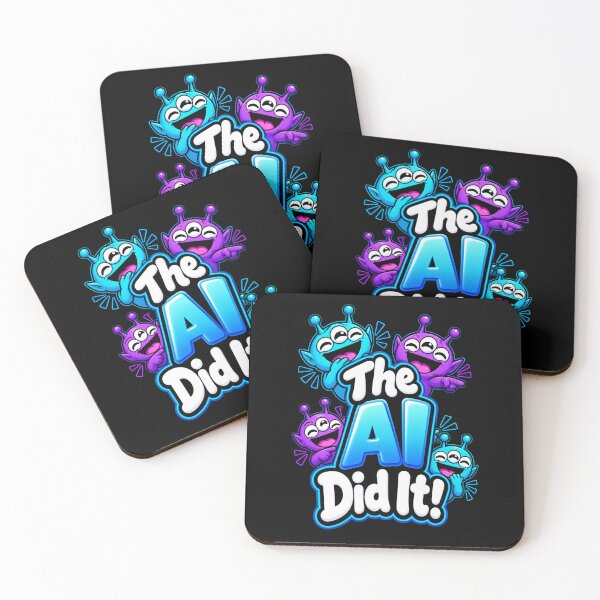 Item preview, The AI Did It Funny Artificial Intelligence Tech Meme Graphic designed and sold by Whirx.