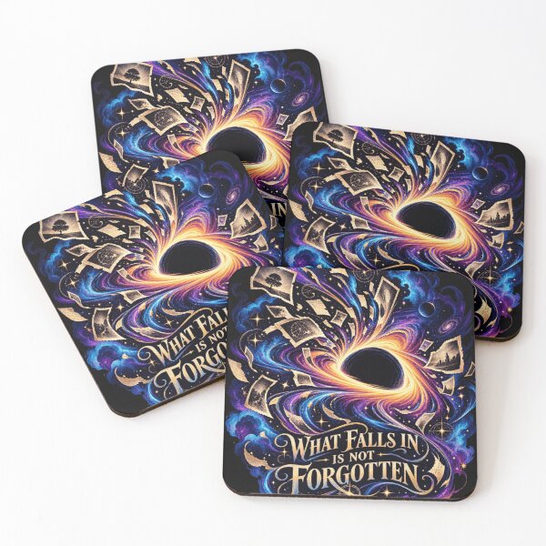 Item preview, What Falls In Is Not Forgotten Black Hole Space Art    designed and sold by AstroPal28.