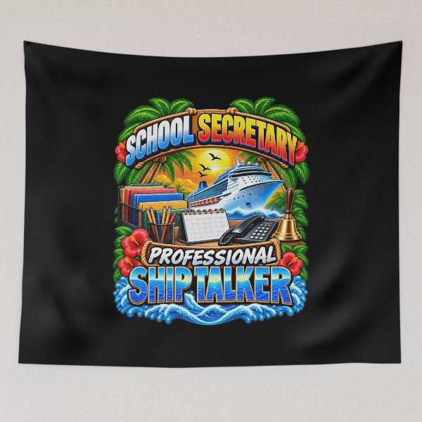 Item preview, School Secretary Professional Ship Talker Cruise Vacation designed and sold by fungear.