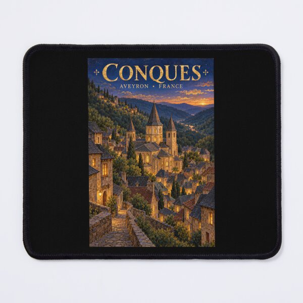 Item preview, Conques - Aveyron - France designed and sold by GoodOldVintage.