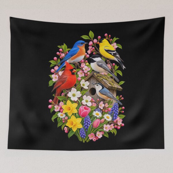 Item preview, Spring Songbird Garden designed and sold by RockitBaby.