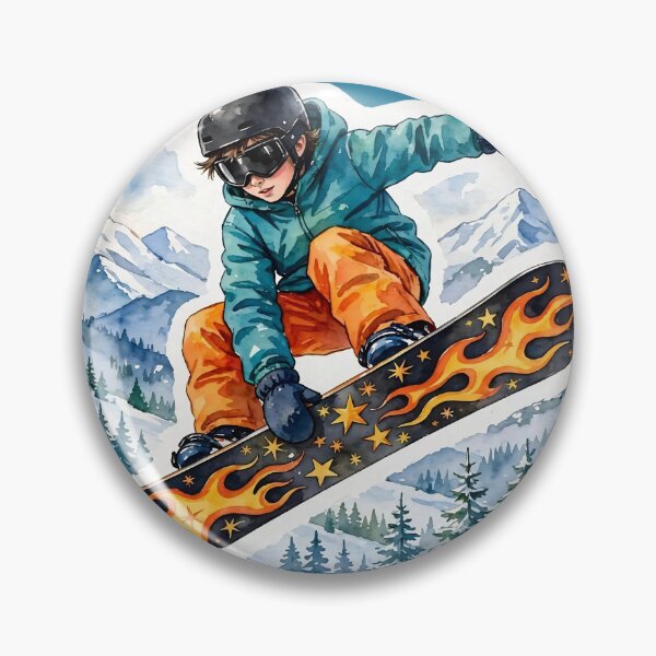 Item preview, Snowboard Adventure – A Boy’s Winter Ride by PanaluPrint designed and sold by PanaluPrint .