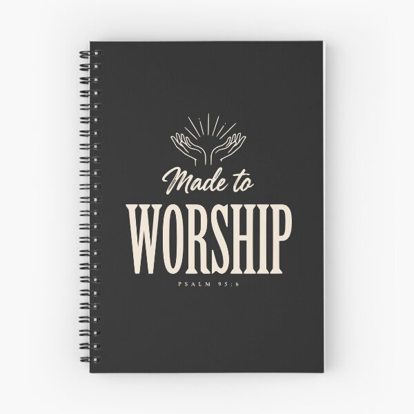 Item preview, Made to Worship — Psalm 95:6 designed and sold by Quirky Cotton Collective.
