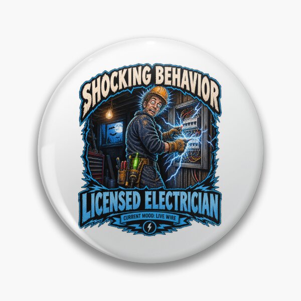 Item preview, Shocking Behavior Licensed Electrician Halloween designed and sold by katiecorners.