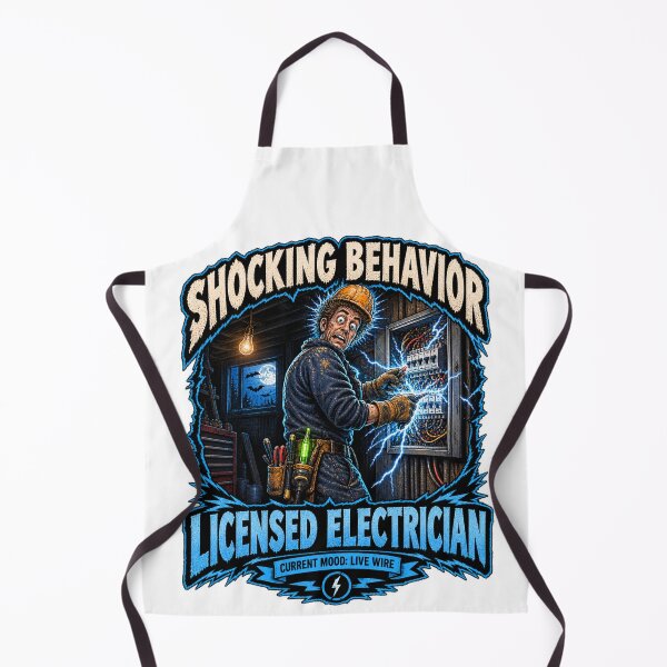 Item preview, Shocking Behavior Licensed Electrician Halloween designed and sold by katiecorners.