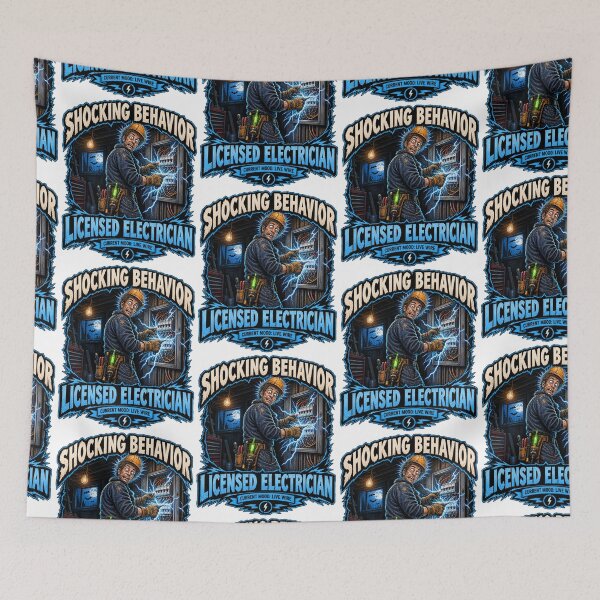 Item preview, Shocking Behavior Licensed Electrician Halloween designed and sold by katiecorners.