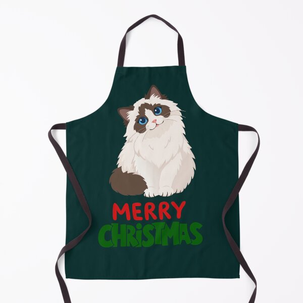 Item preview, Cute Ragdoll Cat Merry Christmas Holiday Art designed and sold by stormk10.