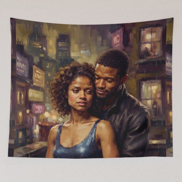 Item preview, Beyond the Lights Romantic Drama Fine Art Tribute designed and sold by Art's Diner.