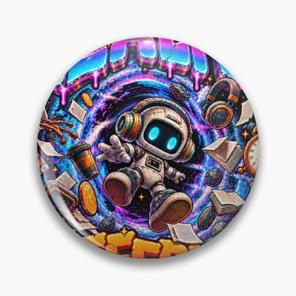Item preview, Reality Buffering – Funny Glitch Robot Y2K Cyberpunk designed and sold by NarpLTD.