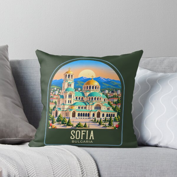 Artikelvorschau, Sofia Vintage Reiseillustration entworfen und verkauft von HomeLivingCo.