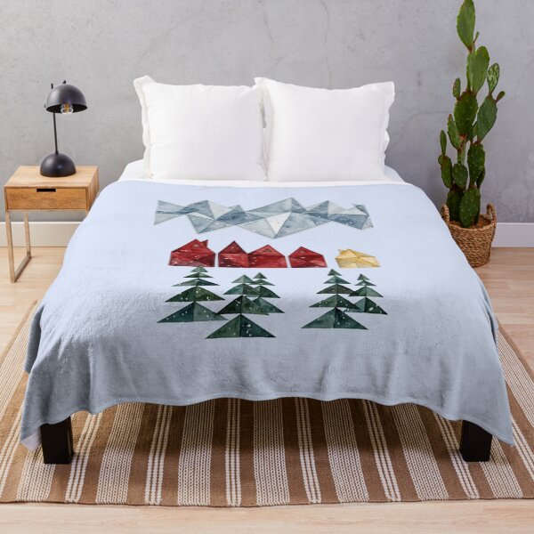 Item preview, Scandinavian Winter in Modern Origami by PanaluPrint designed and sold by PanaluPrint .