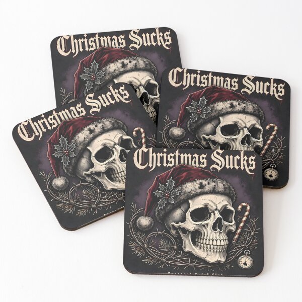Item preview, Christmas Sucks Skull designed and sold by Sybille-Yates.