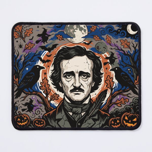 Item preview, Halloween Edgar Allen Poe - Once upon a midnight dreary designed and sold by luckysolo.