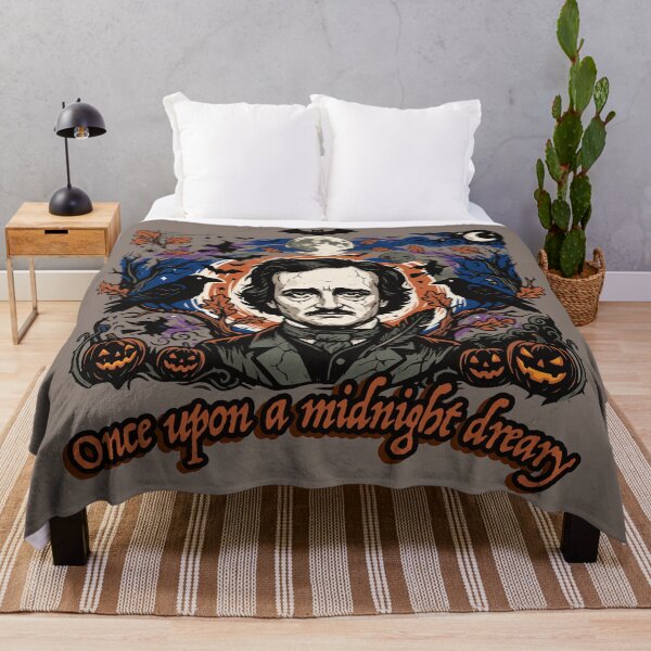 Item preview, Halloween Edgar Allen Poe - Once upon a midnight dreary designed and sold by luckysolo.