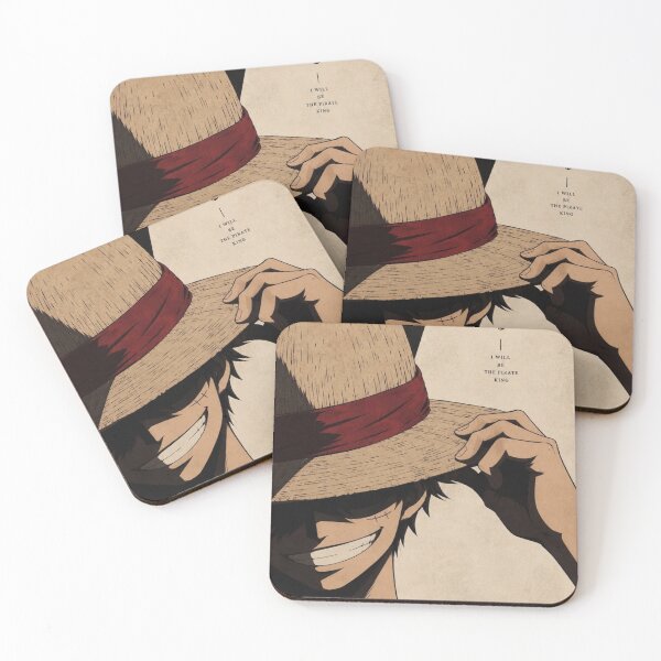 Item preview, Monkey D Luffy Pirate King Kanji Ukiyo-e (HIGH-QUALITY) Anime     designed and sold by ShawnMorrisDesigns.