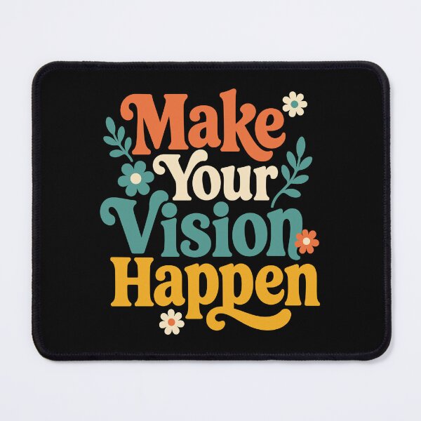 Item preview, Make Your Vision Happen Inspirational Motivation designed and sold by rejowan-arts.