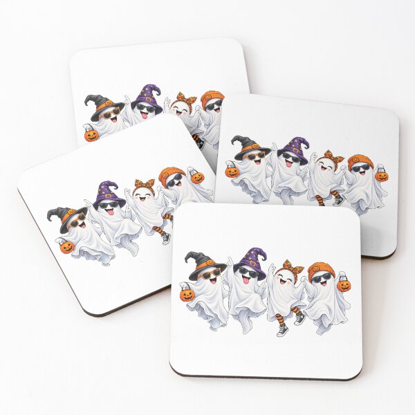 Item preview, Title: Dancing Ghosts Halloween Funny Spooky Party designed and sold by CreativeNest Prints.